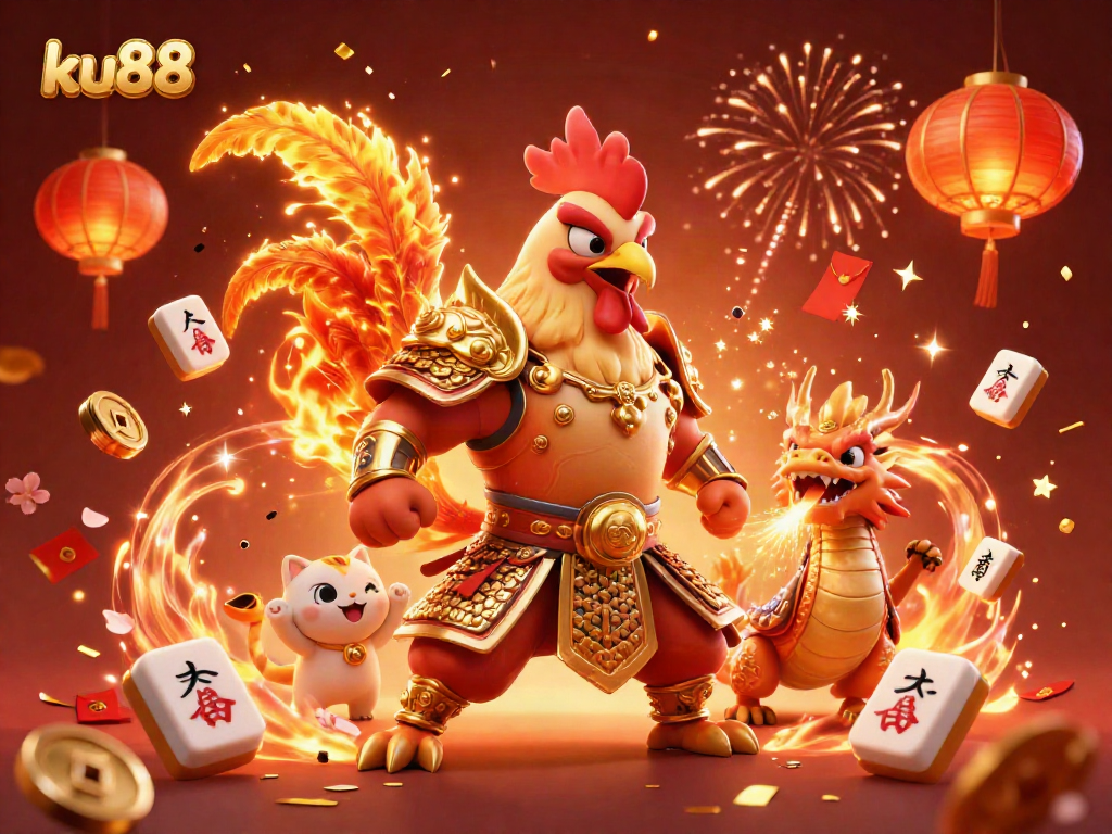 Experience the thrilling charm of ku88 with dynamic gaming scenes featuring vibrant characters and elements.