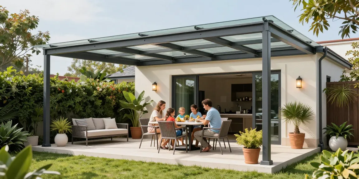 Terrassenüberdachungen bieten Schutz und Stil für entspannte Familienmomente im Freien.