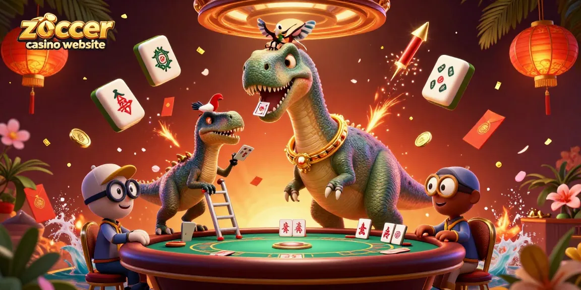 Experience the thrill at zoccer casino website with engaging 3D cartoon characters and dynamic casino elements.