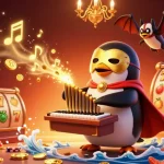Engage in thrilling gameplay at realz with a 3D cartoon scene featuring casino elements and vibrant characters.