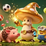Win big at 11 win with a magical scene depicting a golden wizard and treasure!